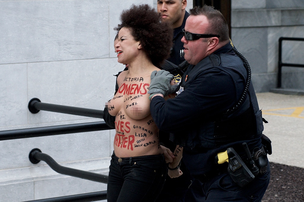 Protester, Bill Cosby Trial