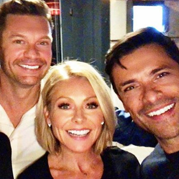 Kelly Ripa, Mark Consuelos, Ryan Seacrest