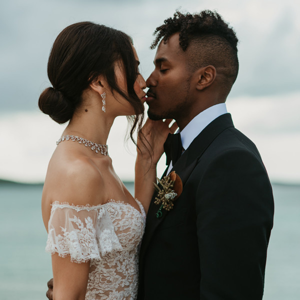 Shanina Shaik and DJ Ruckus Get Married in a Beach Wedding Ceremony