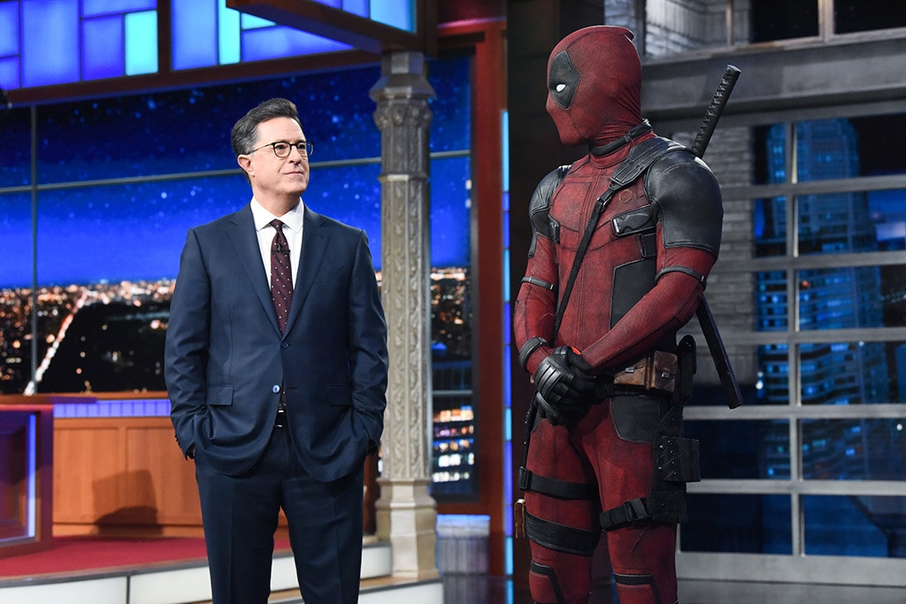 Ryan Reynolds, Deadpool, Stephen Colbert, The Late Show