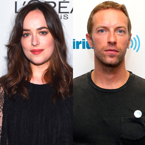 Chris Martin Serenades His Universe Dakota Johnson At Coldplay Show E Online