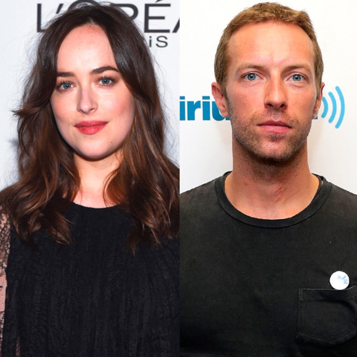 Chris Martin Serenades His Universe Dakota Johnson At Coldplay Show E Online