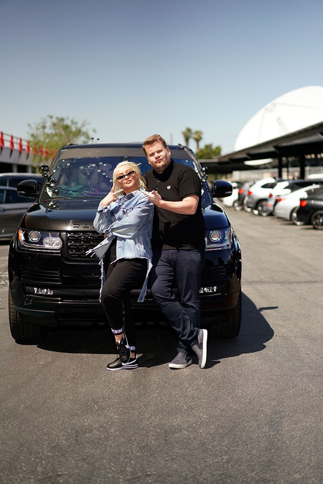 James Corden, Christina Aguilera