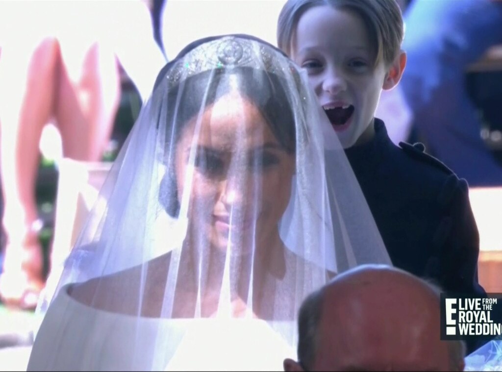 All the Sweet Photos of the Adorable Twins Who Carried Meghan's Veil