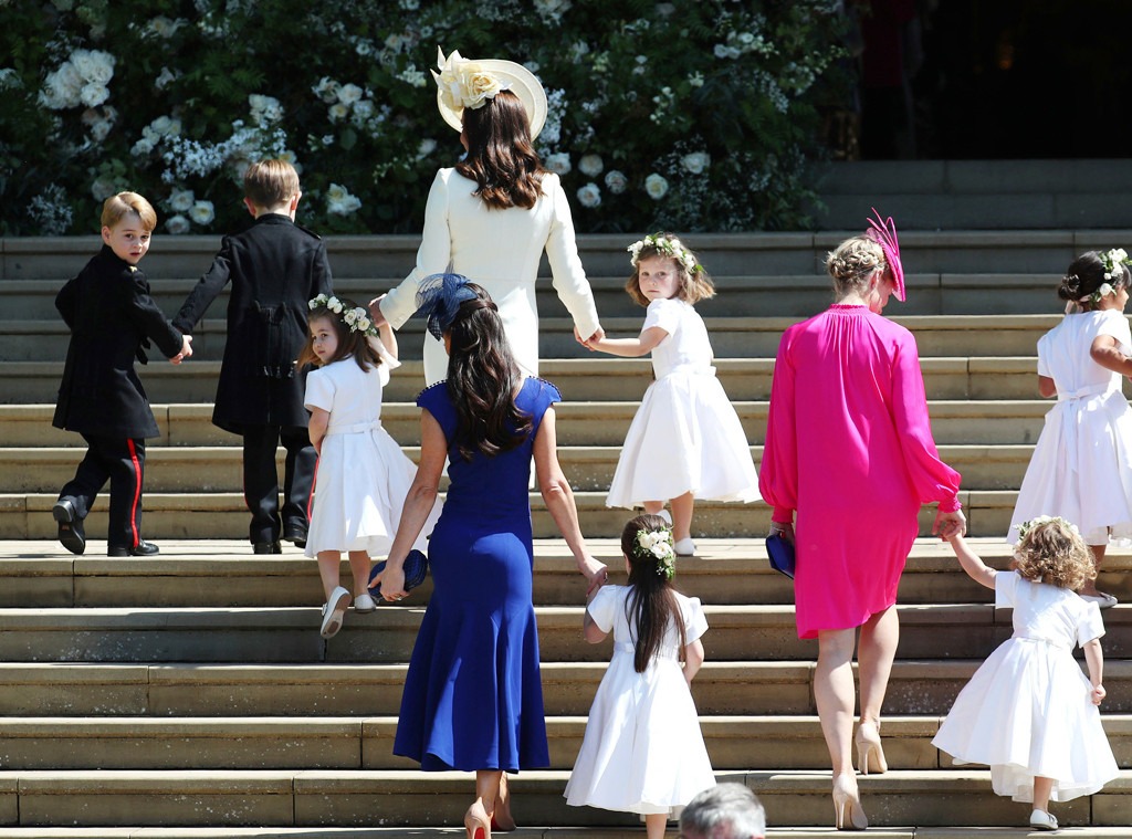 Prince George and Princess Charlotte's Wedding Outfits Are the Cutest Prince George and Princess Charlotte's Wedding Outfits Are the Cutest