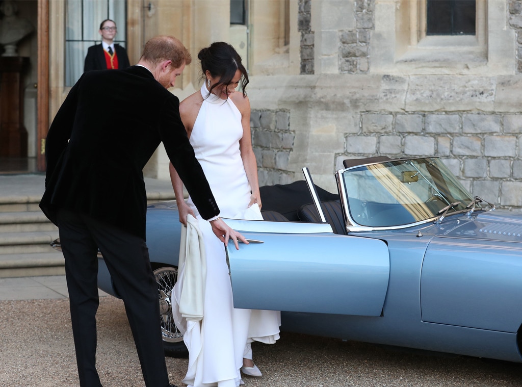 Prince Harry and Meghan Markle Dazzle at Royal Wedding Reception