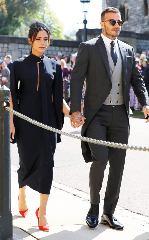 David Beckham & Victoria Beckham from Meghan Markle and Prince Harry's ...