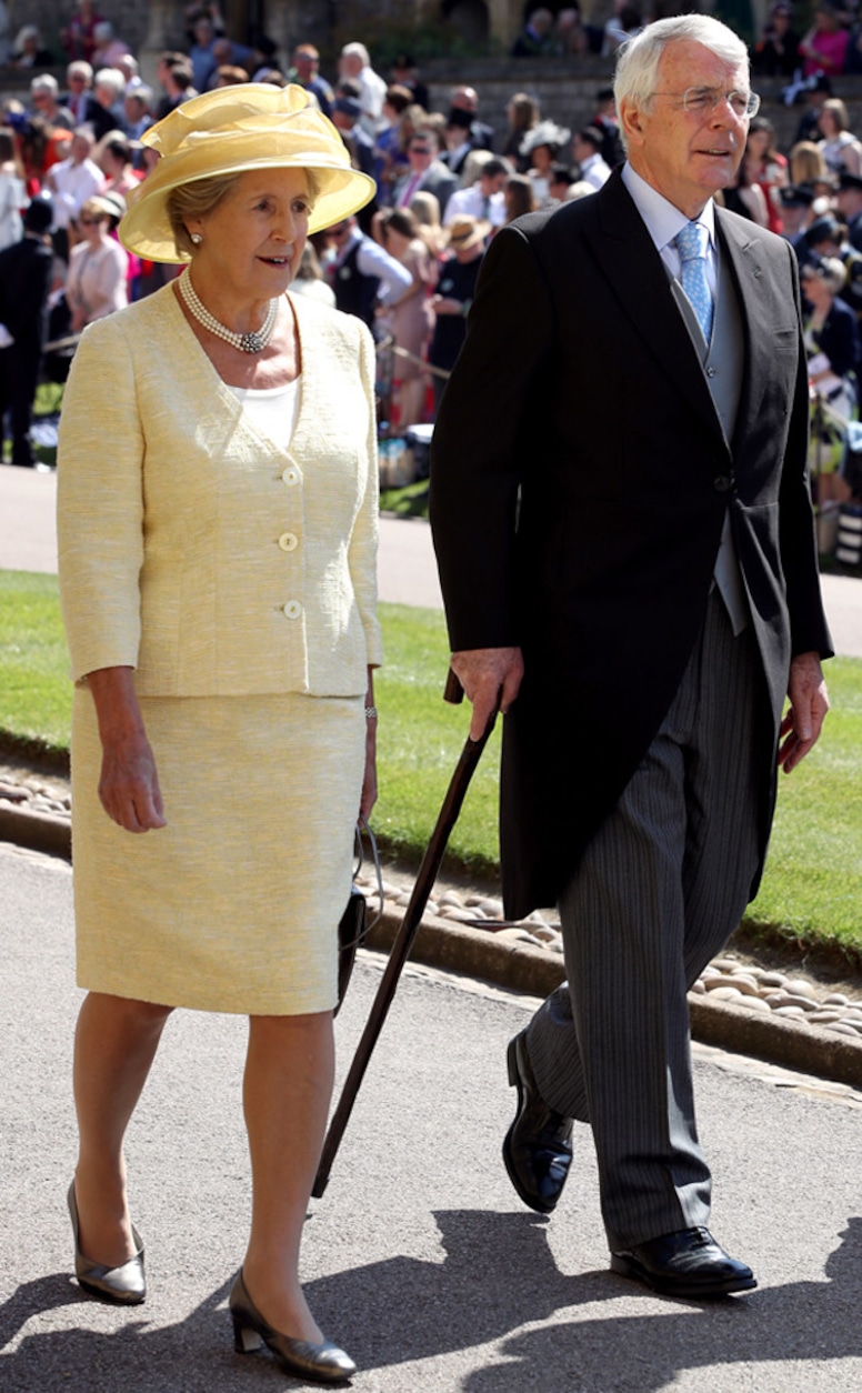 John Major, Norma Major, Royal Wedding Arrivals