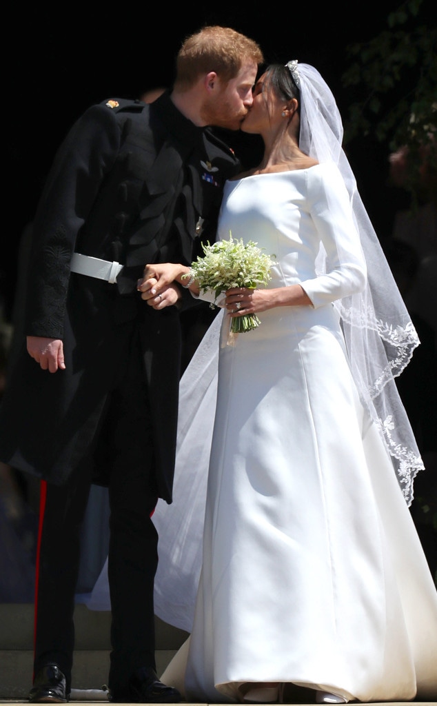 Meghan Markle, Prince Harry, Royal Wedding, Kiss