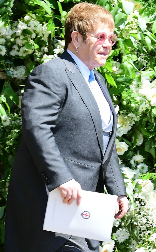 Elton John, Royal Wedding, Guests, Arrivals