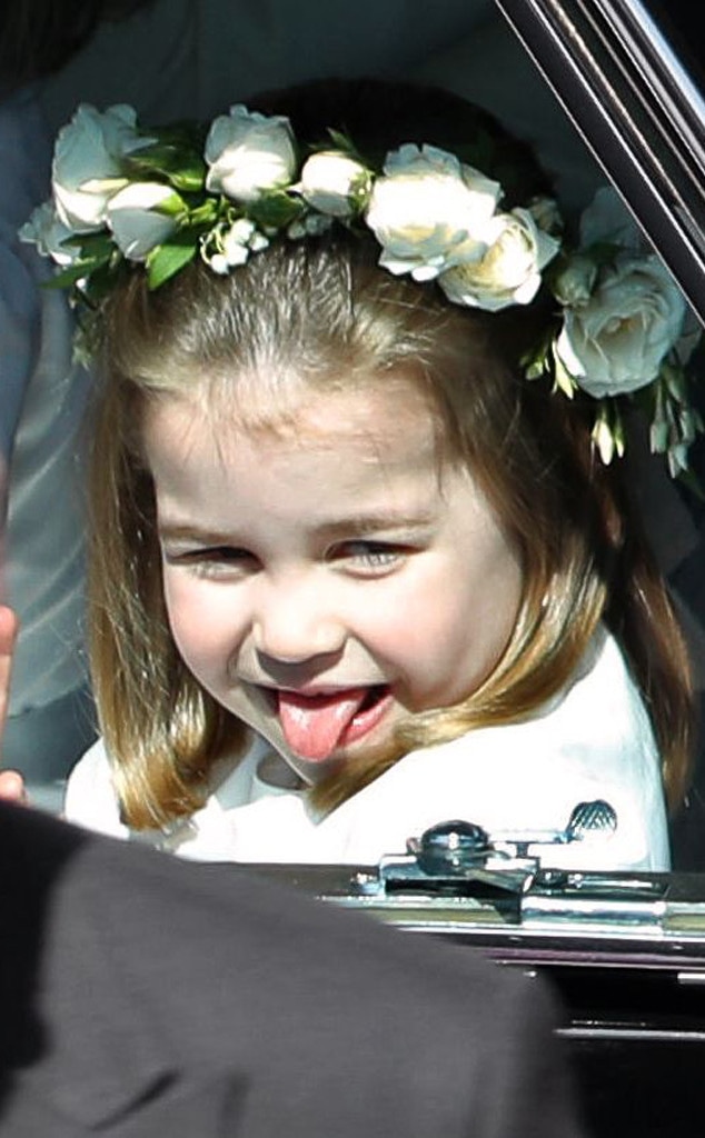 Princess Charlotte, Sticking Tongue Out, Royal Wedding