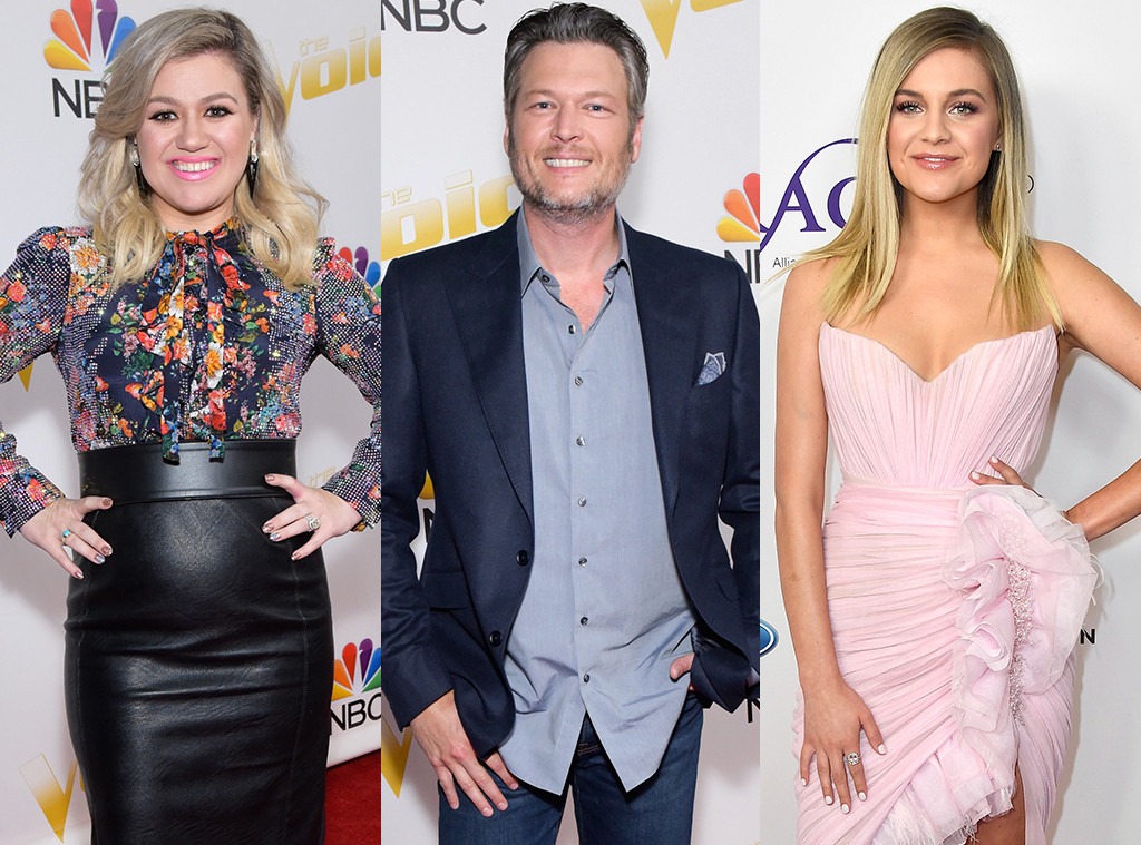 Kelly Clarkson, Blake Shelton, Kelsea Ballerini