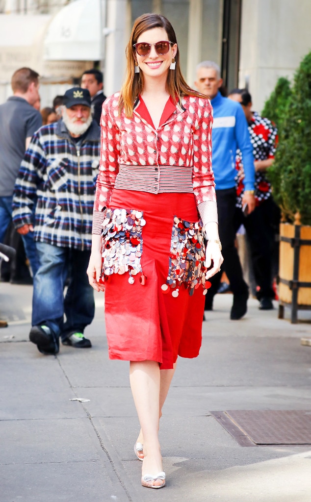 Anne Hathaway from Best Dressed of the Week Shailene Woodley, Olivia