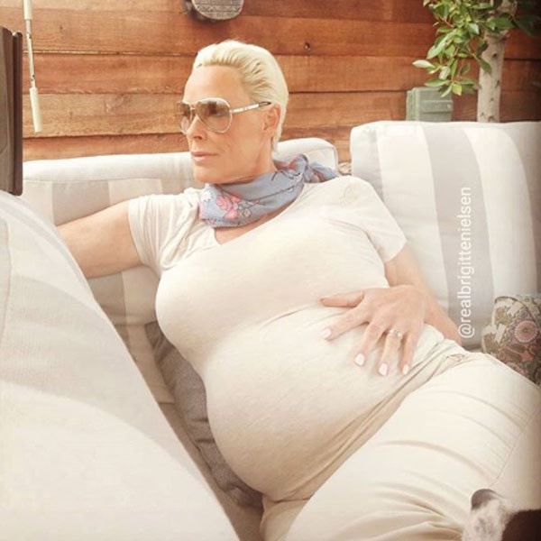 Brigitte Nielsen, Baby, Pregnancy