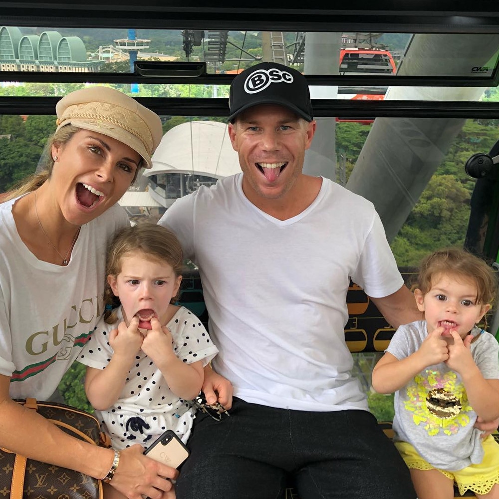 David Warner, Candice Warner, Singapore