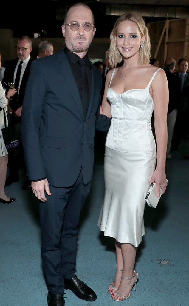 Jennifer Lawrence e ex Darren Aronofsky se encontram no BAM Gala - E