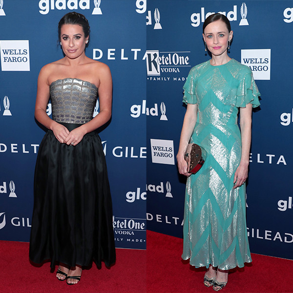 Lea Michele, Alexis Bledel and More Go Glam at 2018 GLAAD Media Awards in NYC
