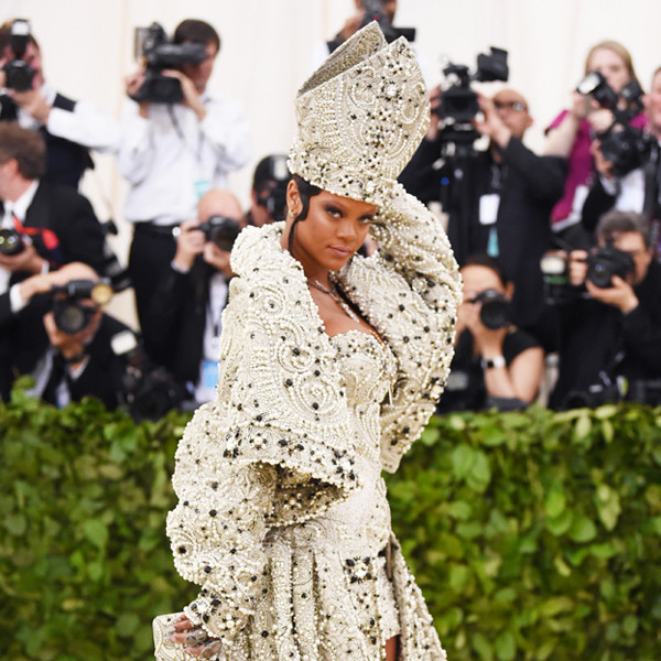 Rihanna Continues Her Reign as Pope of the Met Gala Red Carpet