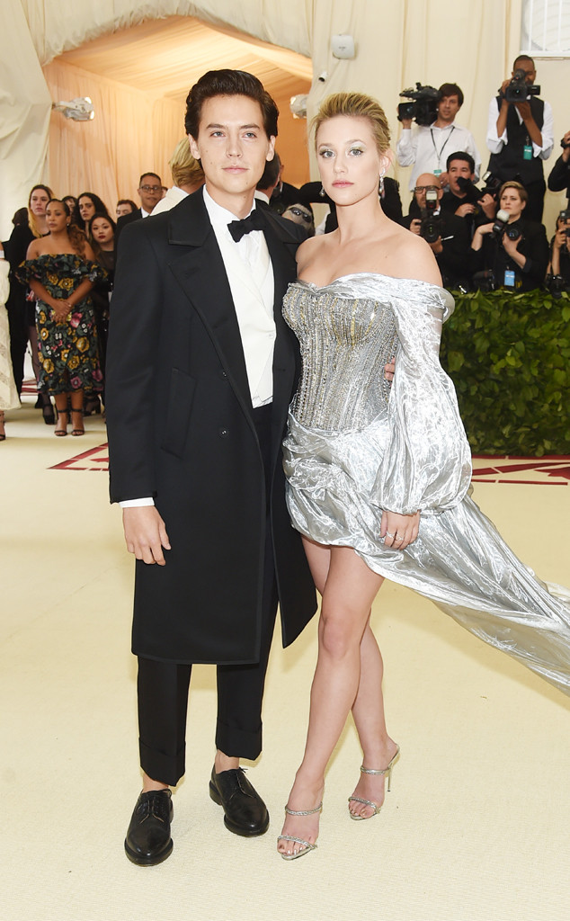 Met Gala Moment From Cole Sprouse And Lili Reinhart Romance Rewind E News