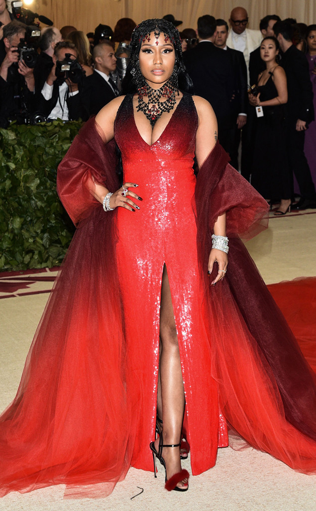 Baseball Cap and a Gown? ﻿Nicki Minaj Shows Us How at the 2022 Met