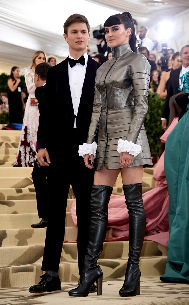 Ansel Elgort, Shailene Woodley, Met Gala, 2018 