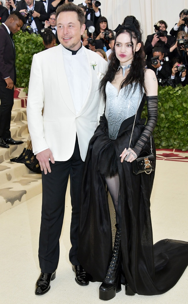 Elon Musk, Grimes, 2018 Met Gala, Couples