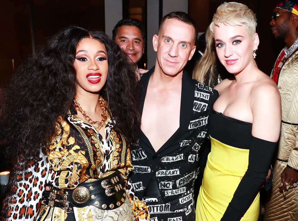 Cardi B, Jeremy Scott, Katy Perry, Met Gala Afterparty 2018