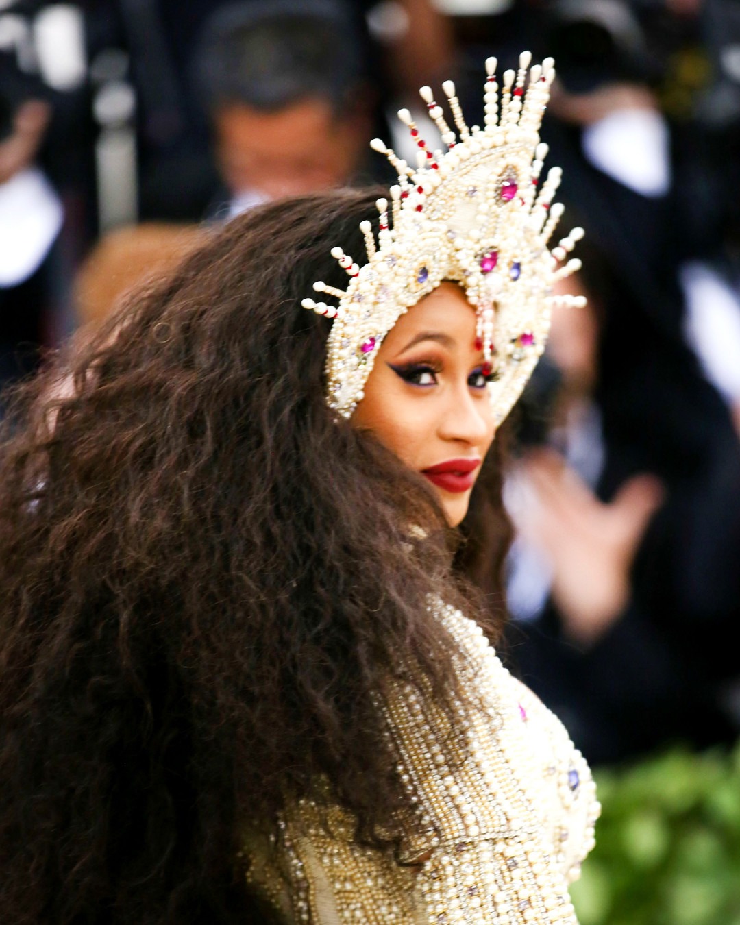 ESC: Cardi B, Met Gala 2018, Head Pieces