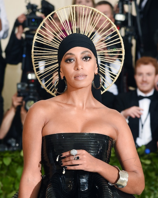 ESC: Solange Knowles, Met Gala 2018, Head Pieces