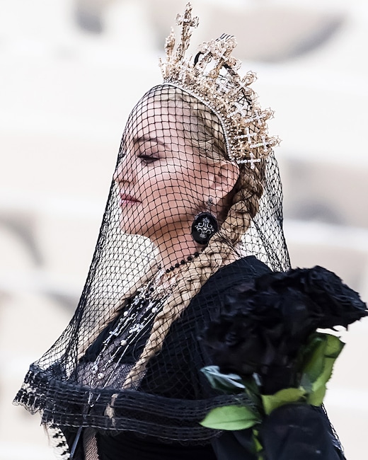 ESC: Madonna, Met Gala 2018, Head Pieces