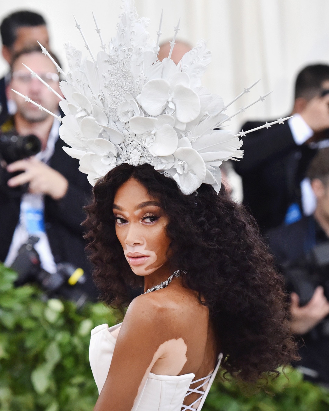 15 Winnie Harlow From Met Gala 2018 The Best Headpieces Of The