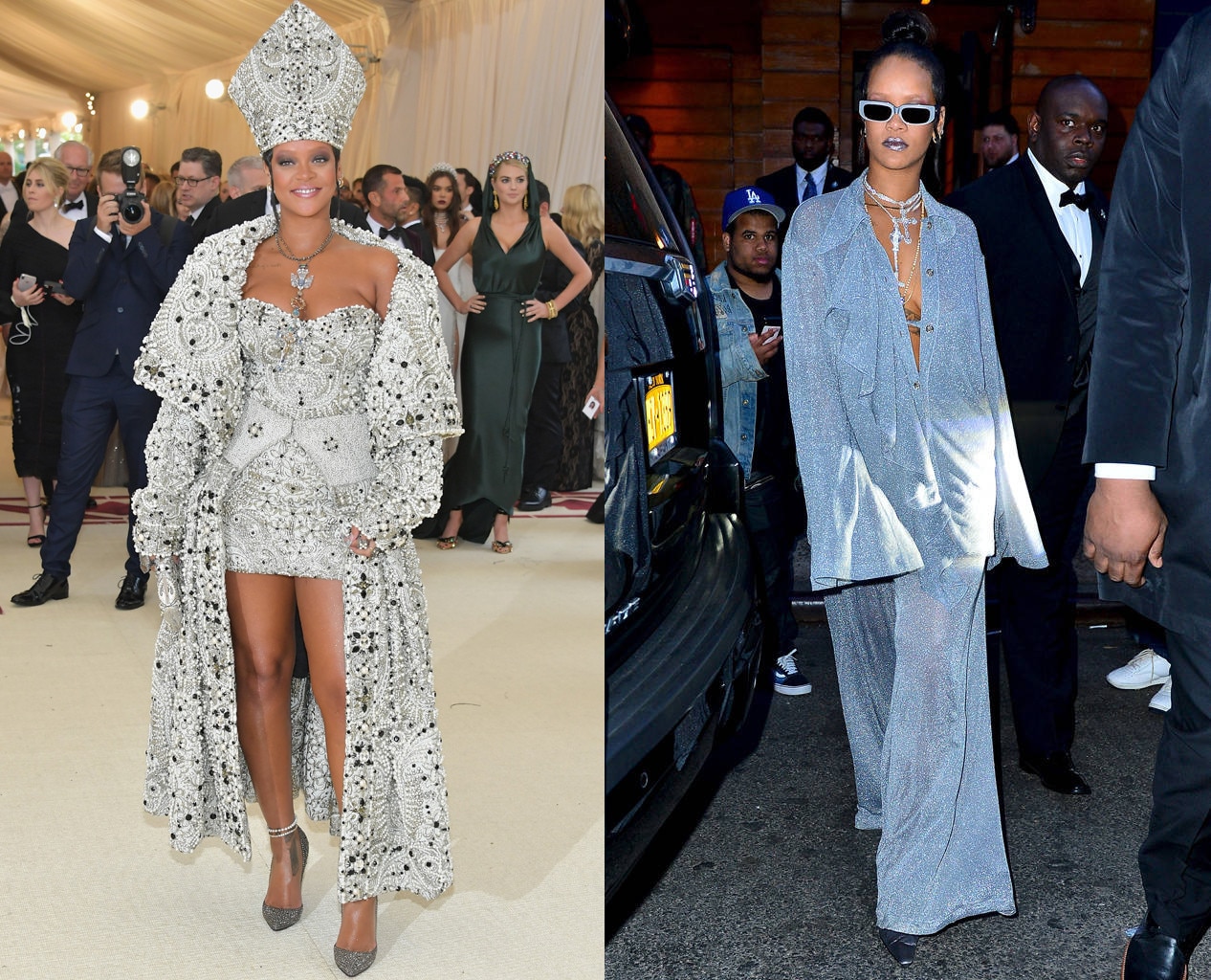 Rihanna from 2018 Met Gala: Red Carpet vs. After-Party Looks | E! News ...