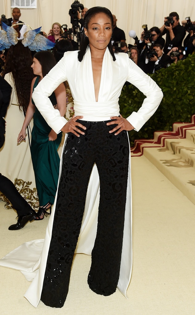 Tiffany Haddish in 2018 from Stars' First Met Gala Appearances E! News