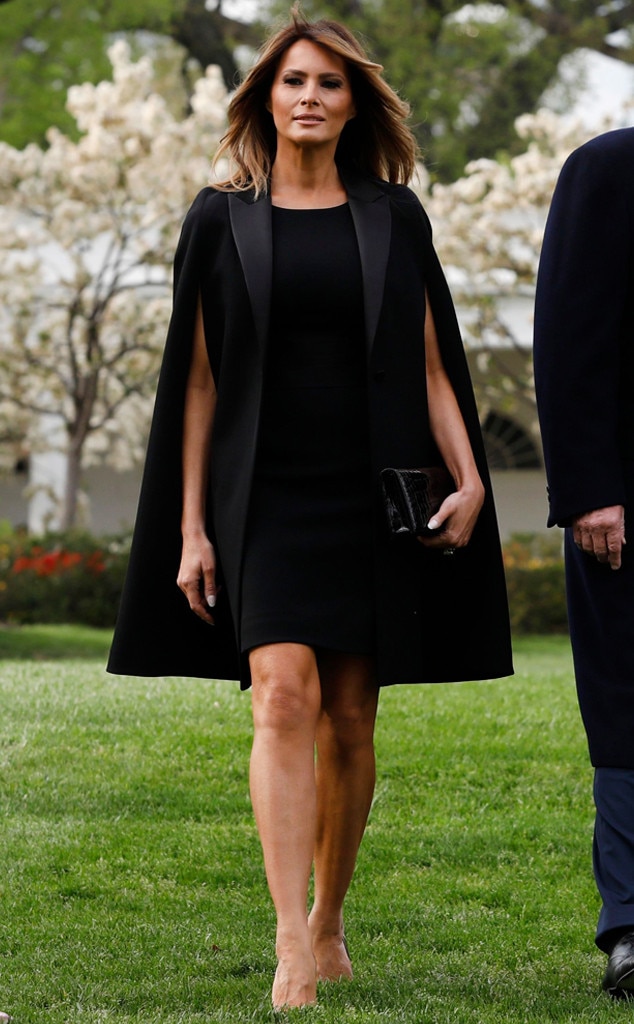 Melania Trump Cape Dress | Hot Sex Picture