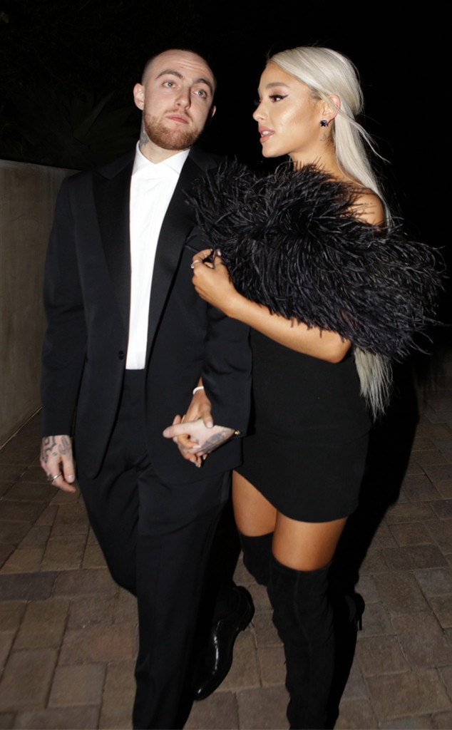 Ariana Grande leaves tattoo parlor with rumored boyfriend Mac Miller |  Daily Mail Online