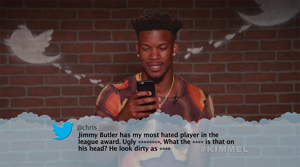 Jimmy Butler from Celebrity Mean Tweets From Jimmy Kimmel Live! E! News