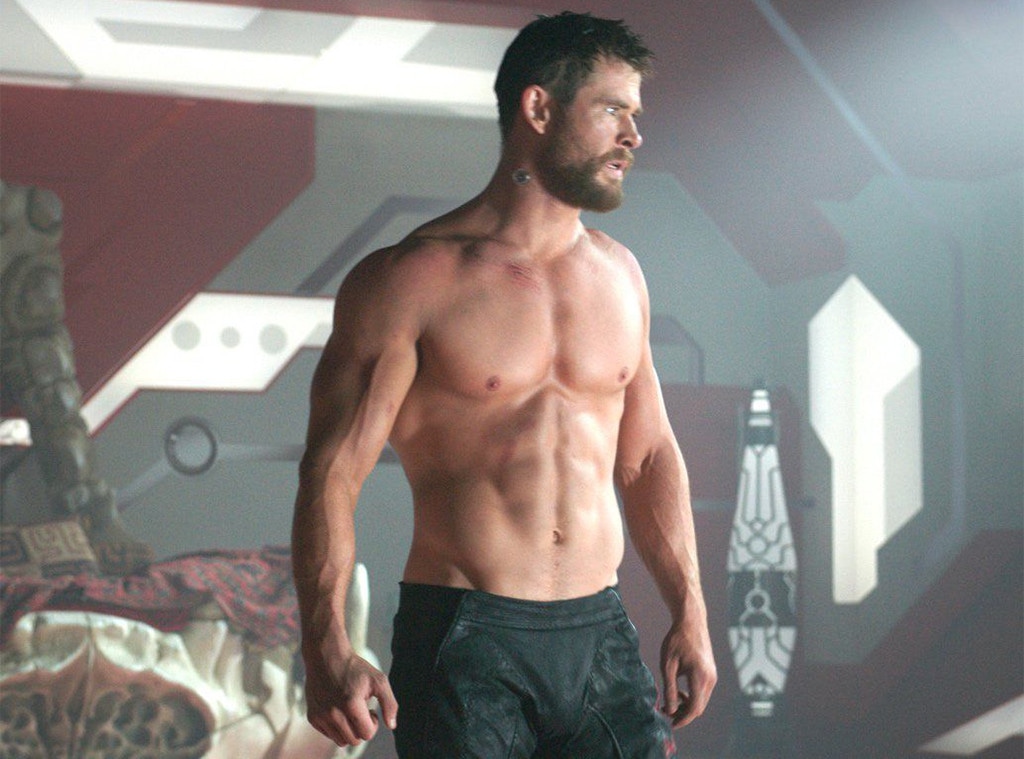 Chris Hemsworth, Shirtless, Thor Ragnarok