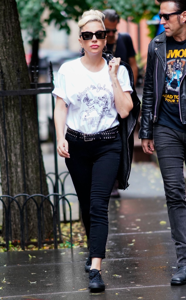 lady gaga casual look