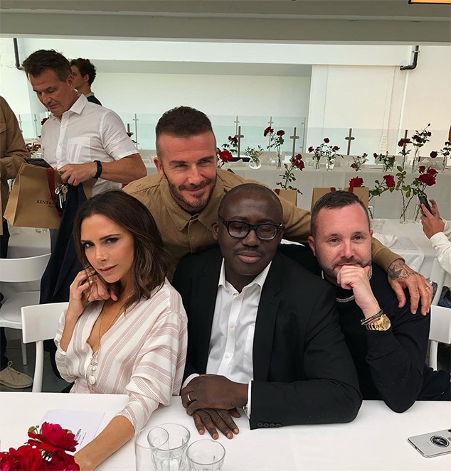 David Beckham, Victoria Beckham, Edward Enninful, Kim Jones, Fashion Show