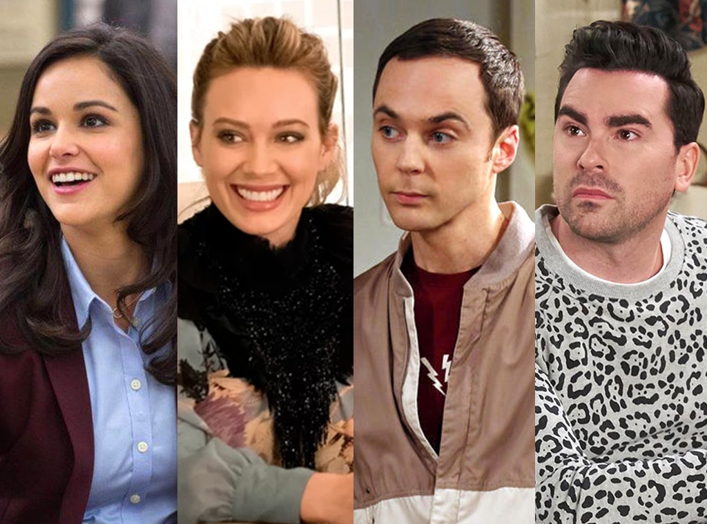 Melissa Fumero, Hilary Duff, Jim Parsons, Dan Levy, Best Comedy, TV Splits, Comedy Acting