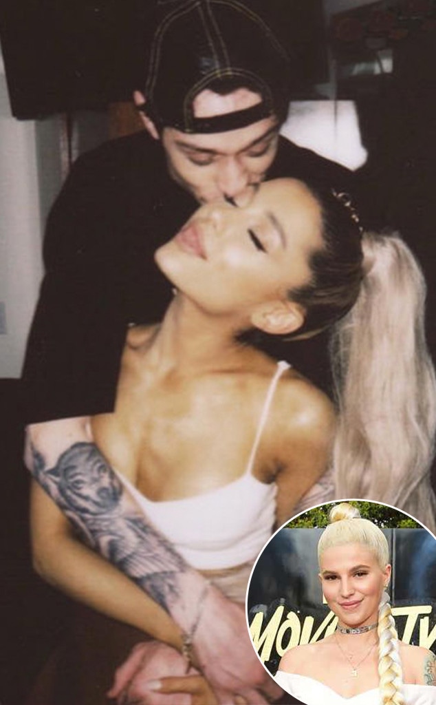 Ariana Grande, Pete Davidson, Carly Aquilino