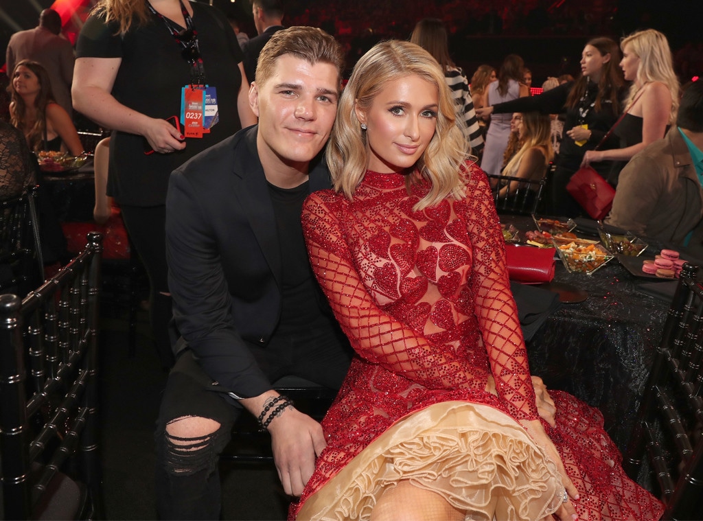 Paris Hilton, Chris Zylka, 2018 iHeartRadio Music Award