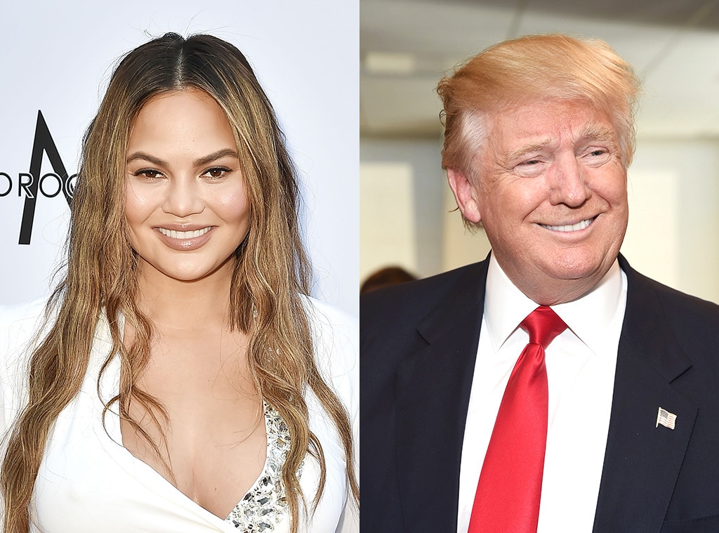 Chrissy Teigen, Donald Trump 