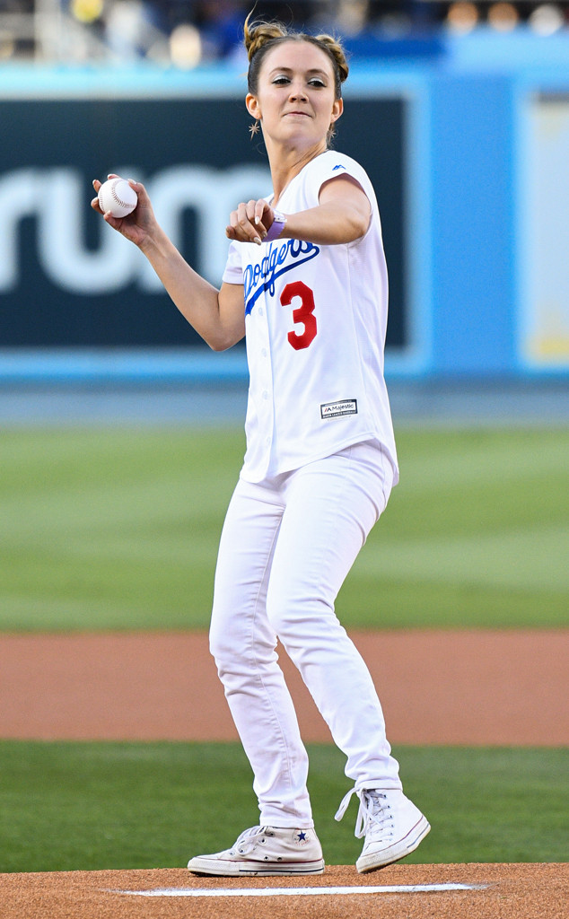 female celebrity baseball game