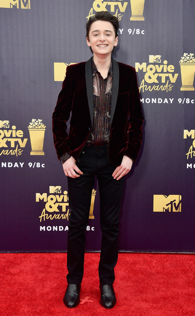 Noah Schnapp from MTV Movie & TV Awards 2018: Red Carpet Fashion | E! News