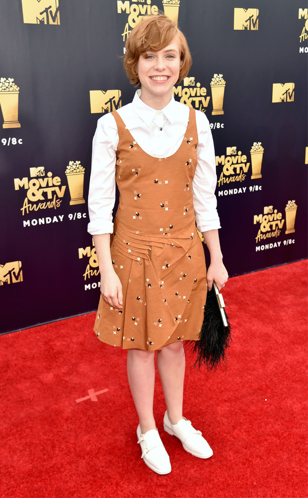 Sophia Lillis from MTV Movie & TV Awards 2018: Red Carpet Fashion | E! News