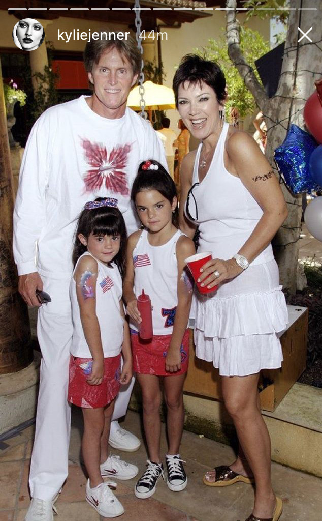 Kendall & Kylie Share Old Pics in Father's Day Post to Caitlyn Jenner - E!  Online