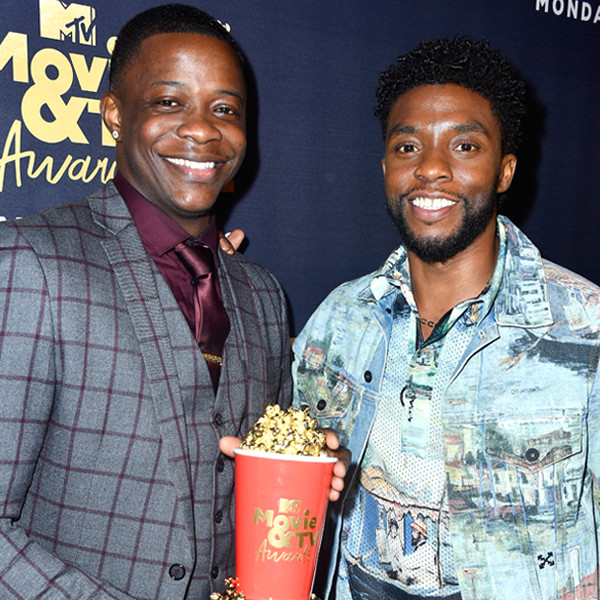 James Shaw Jr., Chadwick Boseman, 2018 MTV Movie &amp; TV Awards