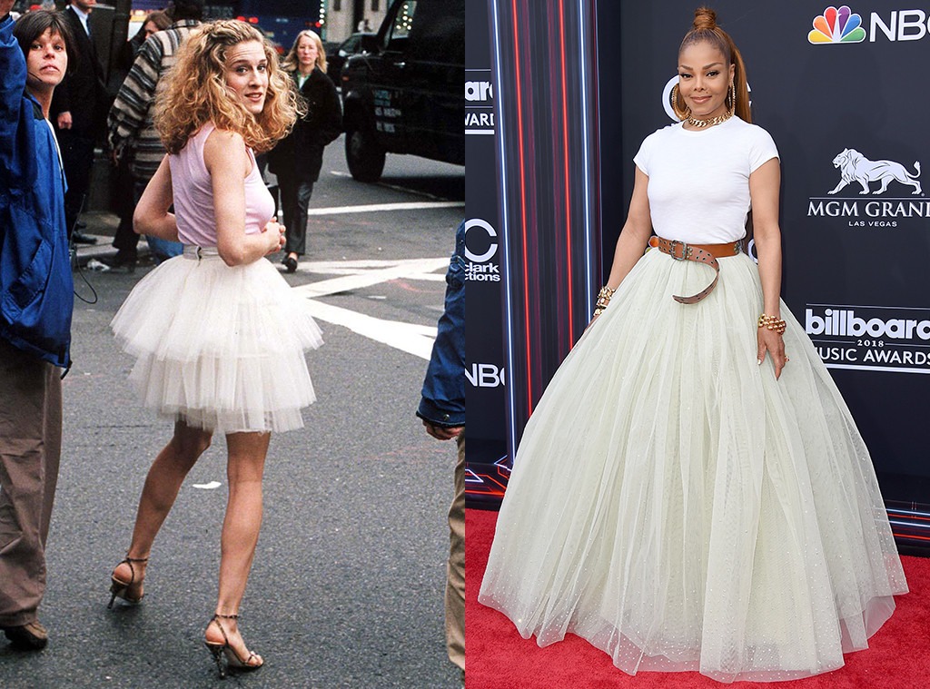 Sex and the City fashion trends, tulle skirts