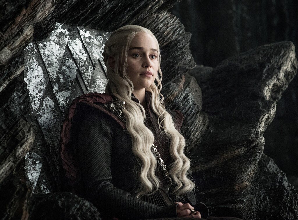 Game of Thrones Final Season Daenerys Emilia Clarke Jon Silk Poster 48 X 24 inch 